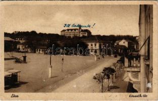 1944 Léva, Levice; Kossuth tér / square (ragasztónyom / glue marks)