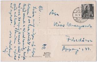 1944 Léva, Levice; Kossuth tér / square (ragasztónyom / glue marks)