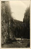 Sinaia, Cheile Zanoaga Mica / hikers (EB)