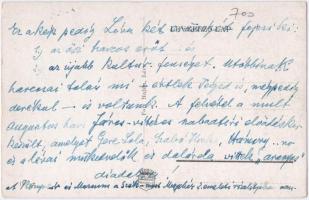 Léva, Levice; Megyeháza, Tanítóképző, várrom este / county hall, teachers' training institute, ...