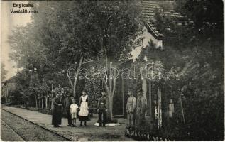 Enyicke, Abaúj-Enyiczke, Haniska (pri Kosiciach); vasútállomás / railway station