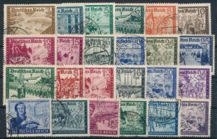 Deutsches Reich 1939-1944 Bajtársi szövetség 3 klf sor stecklapon