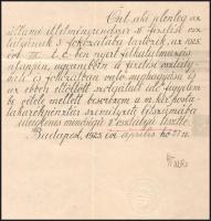 1925 Bp., Walko Lajos (1880-1954) m. kir. titkos tanácsos, országgyűlési képviselő, a Pesti Magyar K...