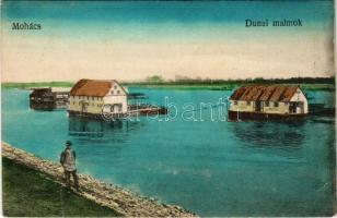 Mohács, Dunai malmok, hajómalom csoport / floating ship mills (boat mills), watermills (EB)