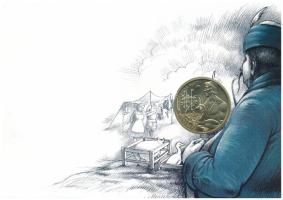 Magyarország 2001. 200Ft "Fazekas Mihály: Lúdas Matyi" érmés levelezőlapon T:BU Adamo EM174