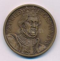 Tóth Sándor (1933-2019) 1986. "János Zsigmond / MÉE Hajdú-Bihar Megyei szervezete" kétoldalas bronz emlékérem (42,5mm) T:AU Adamo DE8