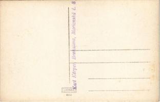 Pozsony, Pressburg, Bratislava; Fő tér, Rudolf Stoger üzlete, 'Viribus Unitis'. Karl Körpe...