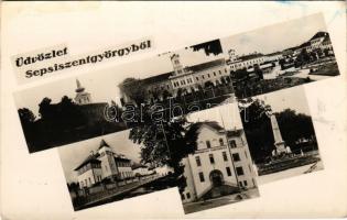 Sepsiszentgyörgy, Sfantu Gheorghe; mozaiklap: református tanítóképző / Calvinist teachers' training school