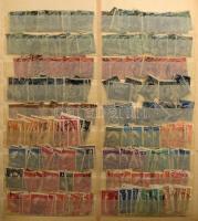 Vegyes külföldi bélyegek 8 db főleg A4 méretű berakóban és kevés albumlapon, benne rengeteg USA, Své...