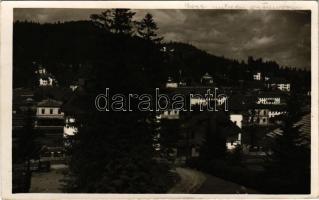 1936 Predeál, Predeal; Vedere Partiala / látkép / general view. photo (gyűrődések / creases)