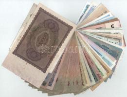 60db-os vegyes magyar és külföldi bankjegytétel T:vegyes
60pcs mixed Hungarian and foreign banknote...