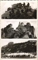 1942 Lippa, Lipova; Solymosvár / Cetatea Soimos / castle ruins. photo (Rb)