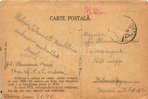 Székelyudvarhely, Odorheiu Secuiesc; Edificiul liceului romanesc, cu internat / Román gimnázium és i...