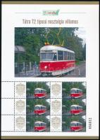 2025 Tátra T2 típusú nosztalgia villamos megszemélyesített hatos kisív dísztokban