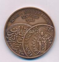 Fritz Mihály (1947-) 1988. "20 éves a MÉE Fejér megyei Szervezete 1988 / Veretett a törökök kiv...