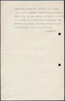 1935 Bp., Szekfű Gyula (1883-1955) történész saját kézzel aláírt levele