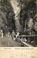 1904 Radnaborberek, Borberek-fürdő, Valea Vinului; Ördög-szoros / mountain pass, gorge (EK)