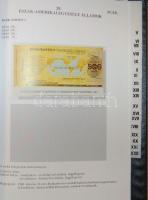 1988. MNB csekktájékoztató 5 kötetben a világ minden csekkjének képeivel és ismérveivel, országonkén...