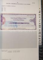 1988. MNB csekktájékoztató 5 kötetben a világ minden csekkjének képeivel és ismérveivel, országonkén...