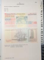 1988. MNB csekktájékoztató 5 kötetben a világ minden csekkjének képeivel és ismérveivel, országonkén...