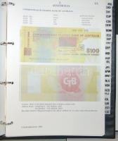 1988. MNB csekktájékoztató 5 kötetben a világ minden csekkjének képeivel és ismérveivel, országonkén...