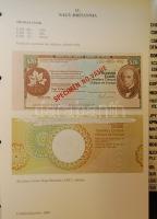 1988. MNB csekktájékoztató 5 kötetben a világ minden csekkjének képeivel és ismérveivel, országonkén...