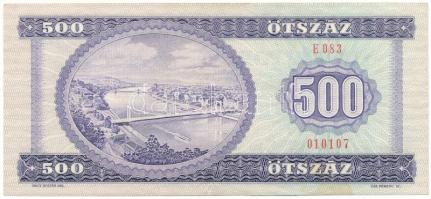 1990. 500Ft "E 083 010107" T:F szép papír
Adamo F43