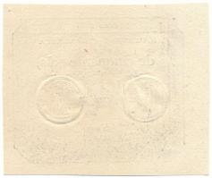 Franciaország 1793. 50s "Assignata" vízjellel és szárazpecséttel T:AU
France 1793. 50 Sol...