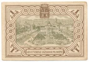 Független Horvát Állam 1942. 1K "Zágráb Szabad Királyi Város" T:F
Independent State of Cr...