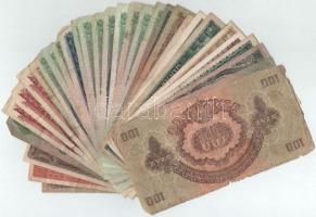 31db-os vegyes Korona, Pengő, Forint bankjegy tétel T:F-G