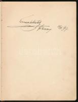 1915-1918 Károly Ferencz lábadozó otthon vendégkönyve (alapította a báró Gutmann család), benne szám...