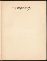 1915-1918 Károly Ferencz lábadozó otthon vendégkönyve (alapította a báró Gutmann család), benne szám...