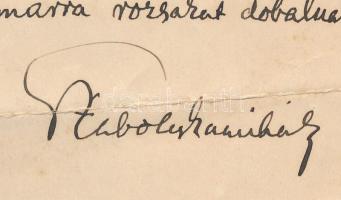 cca 1900 Szabolcska Mihály Esztétika című versének teljes, autográf kézirata