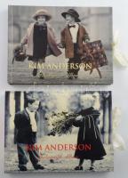 2 db Kim Anderson gyerekfotóival illusztrált üres fotóalbum, újszerű állapotban, 18,5x25 cm