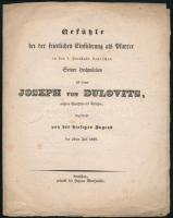 1840 Lőcse, Gefühle bei der feierlichen Einfürung als Pfarrer [...] Joseph von Dulovits [...]