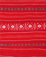 4 darab vintage vászon párnahuzat, népi mintával, 93x54 cm