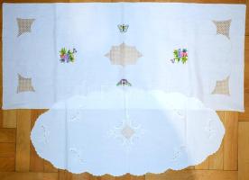 2 darab vászon asztali futó, 105x45 cm alatt