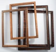 5 darab fa képkeret üveg nélkül, 40x28 cm alatt