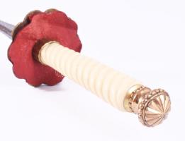 Régi díszkard / vívókard, vége sérült, h: 86 cm