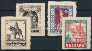 1920 4 klf irredenta levélzáró