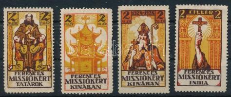 1932 Ferences missiókért 4 klf segélybélyeg
