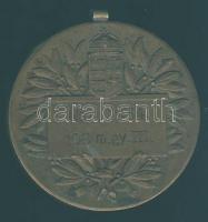 1934 "Magyar Királyi Államvasutak Sportegyesületeinek Ligája - Úszó m.gy III." Br díjérem ...