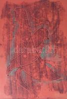 Barta István (1892-1976): Madárpár. Vegyes technika, papír, jelzett, üvegezett fakeretben, 41×29 cm