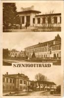 1942 Szentgotthárd, Bujatti Testvérek Selyemszövőgyár, M. kir. dohánygyár, Kaszagyár. Németh Vilmos kiadása (felületi sérülés / surface damage)