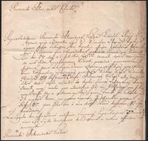 1785 Kolozsvárra címzett tudósítás