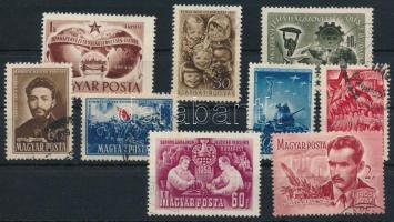 1950-1955 9 klf bélyeg számvízjellel