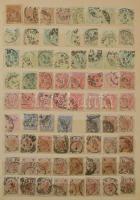 Ausztria rendező, benne pár száz bélyeg 8 lapos A4-es berakóban