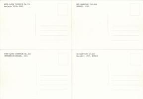 VONAT, GŐZMOZDONY - 12 db MODERN képeslap (egy sorozat) / LOCOMOTIVE, TRAIN - 12 modern postcards (s...