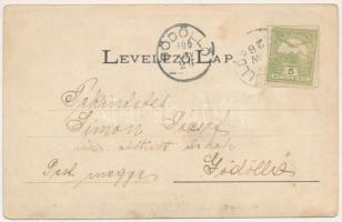 1906 Máramaros, Maramures; Mészkőbányák a Fehérpatak-völgyben. Berger Miksa kiadása (Máramarossziget...