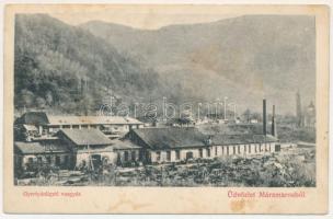 1913 Gyertyánliget, Polyana-Gyertyánliget, Kabola Polyána, Kobyletska Poliana (Máramaros, Maramures); vasgyár. Kaufmann Ábr. és fiai kiadása / ironworks, iron factory (fl)